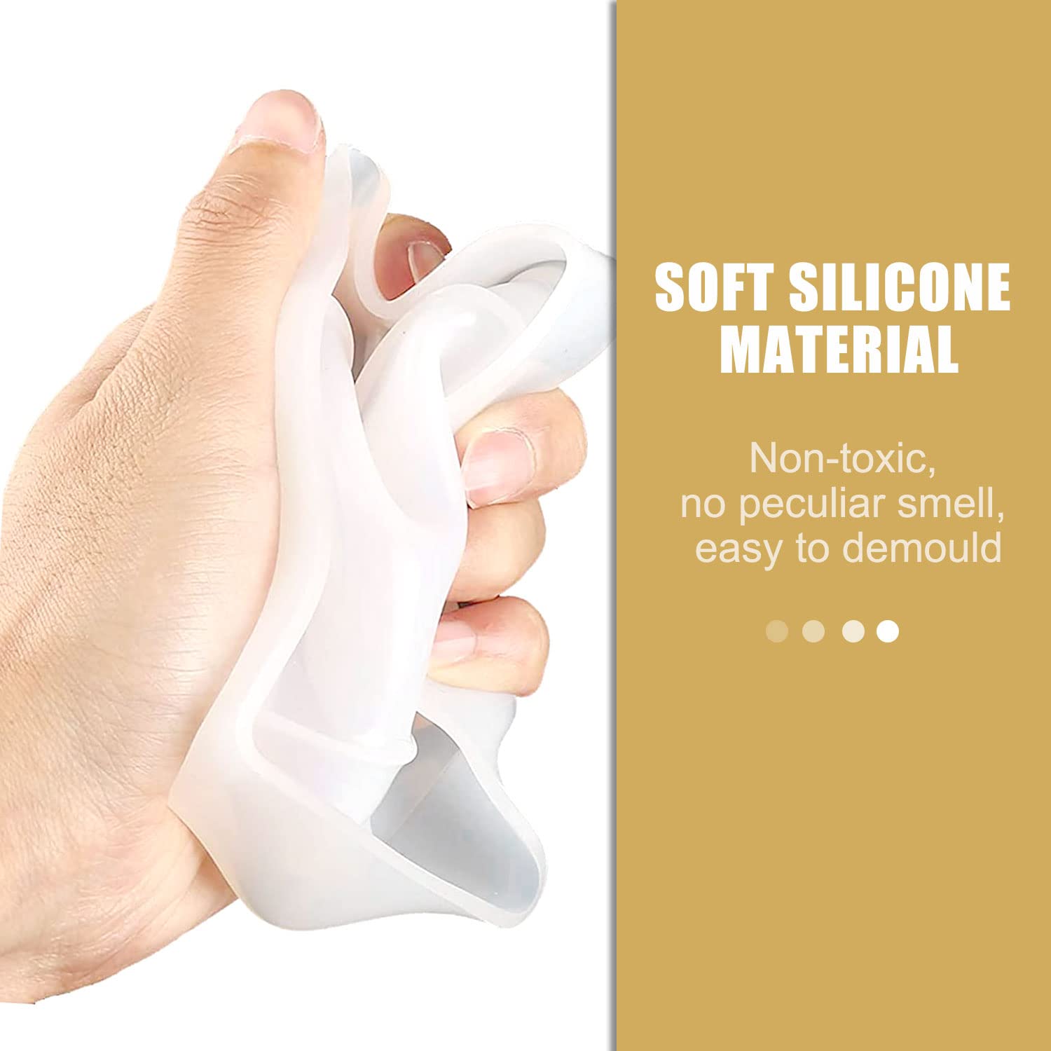 Stampi per Resina Silicone Resina Stampo Posacenere stampi 8PCS