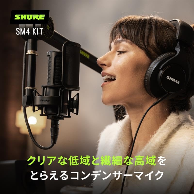 SHURE シュア SM4 ホームレコーディングマイクロホンキット