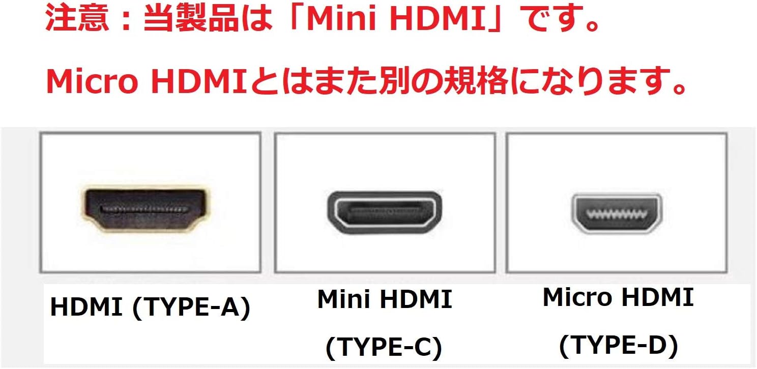 Amazon 【TypeA-TypeCのL型】 HDMIケーブル 片側(C側)L型