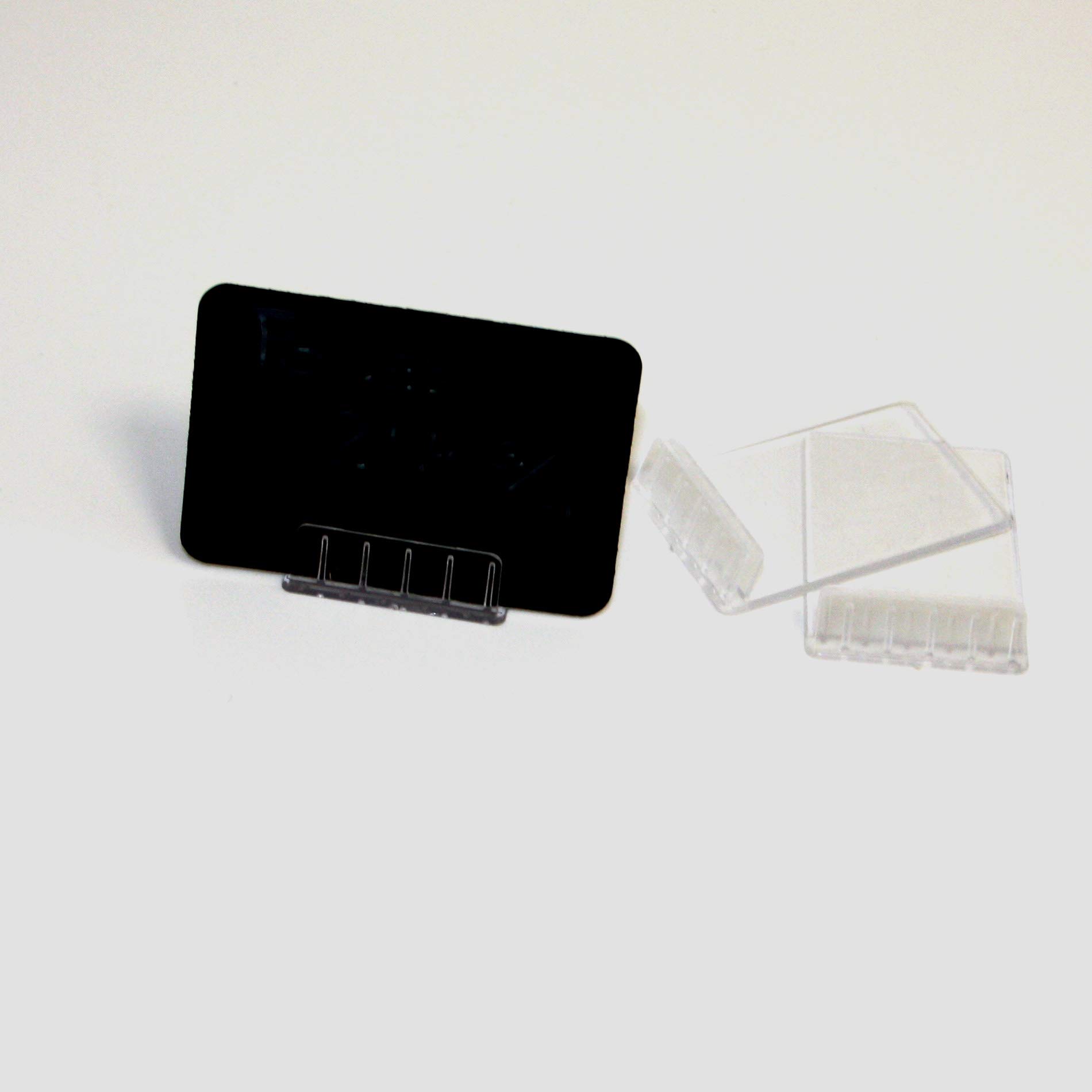50 Supporto Etichette di prezzo, con slot frontale per carte. Ideale portaetichette per tenda. Non include le schede.