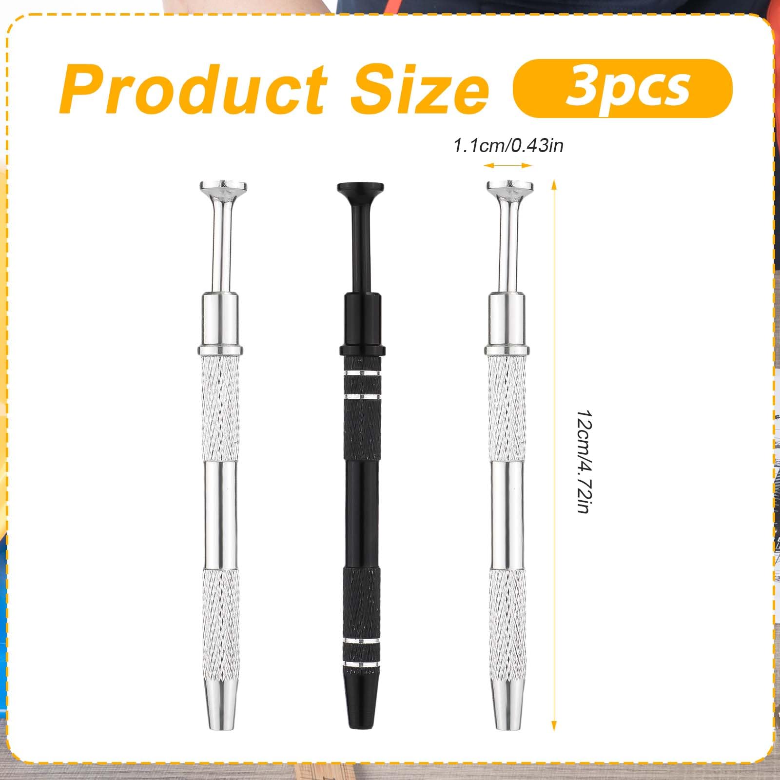 3 Pinces à Griffes Pour Bijoux – Outil De Saisie Acier Inoxydable Pour Perles, Puces, Petites Pièces