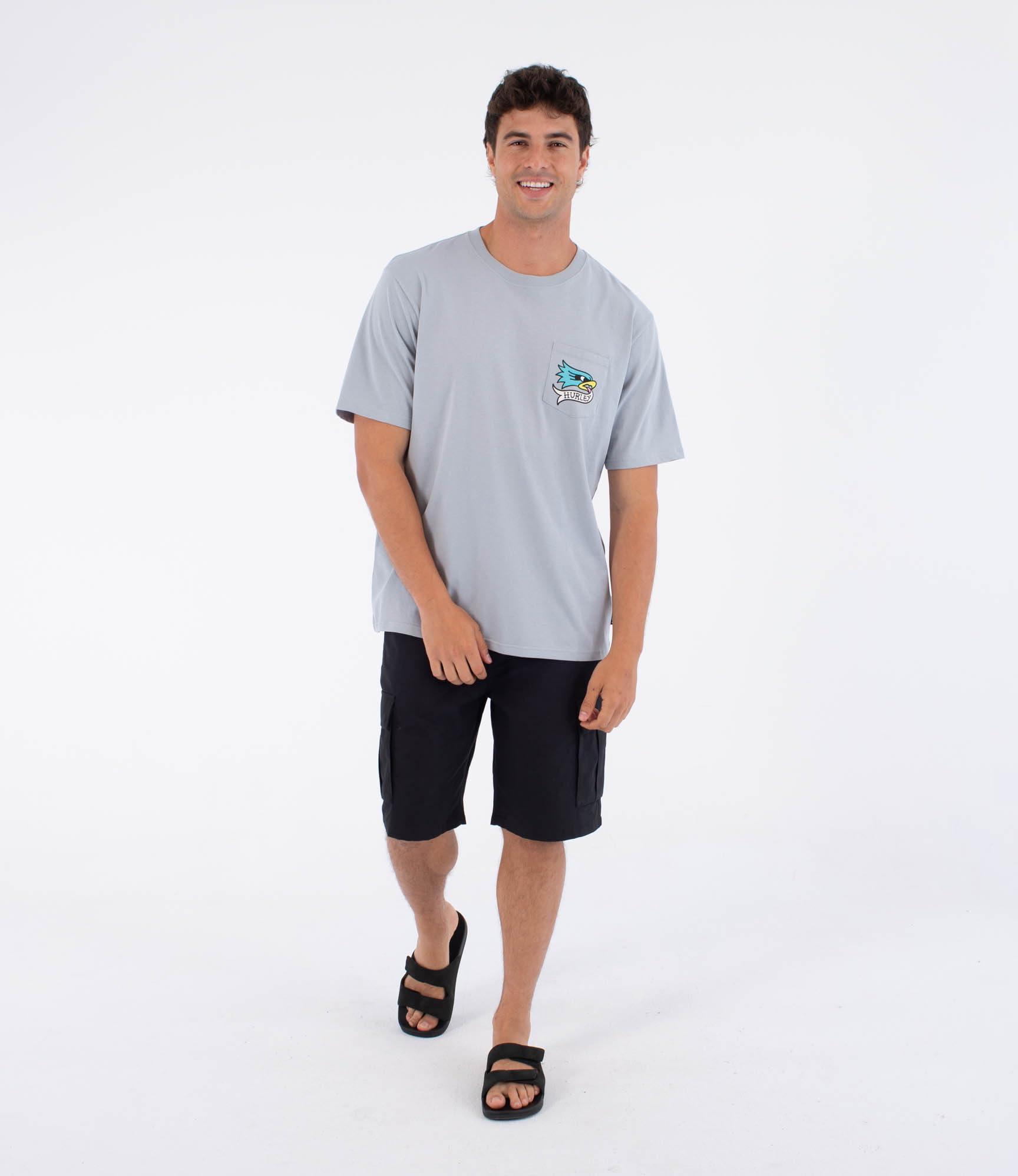ETAM Pocket SS TEE Blue
