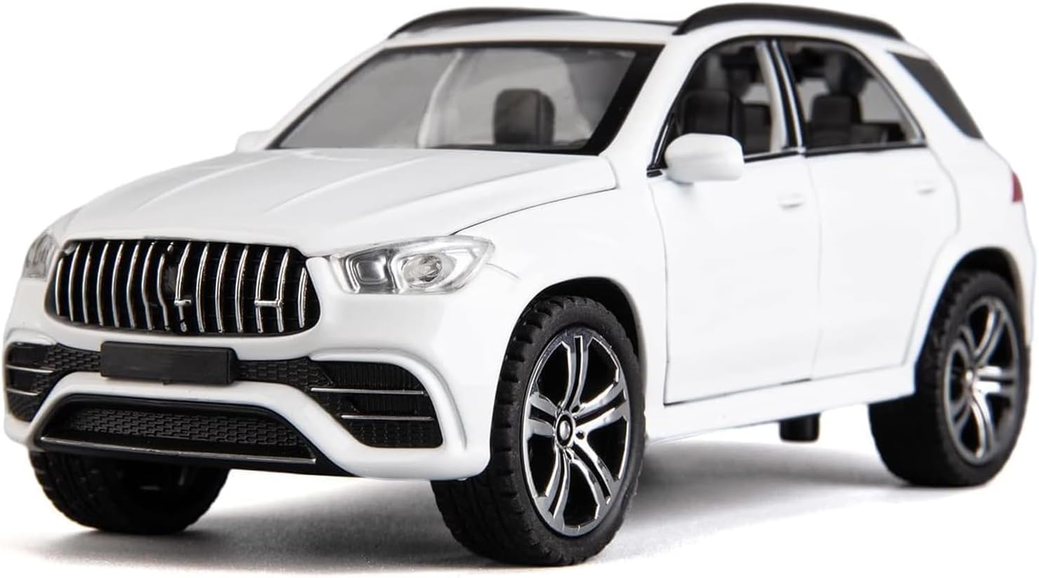 1:32 Mer-cedes AMG GLE63 Toy Car Metal Pull Back Diecast Car with Openable Door and Sound Light, Gifts Toys for Kids【 Multicolor 】