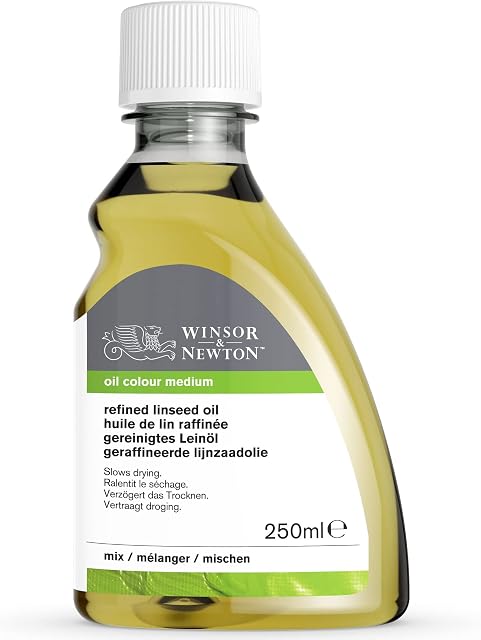 Winsor & Newton WN3039748 rafinowany olej lniany 250 ml, RCFRLO250