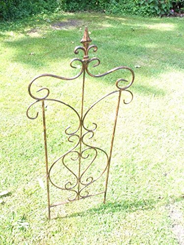Preisvergleich Produktbild Wunderschönes, verziertes Rankgitter, Rankhilfe, Eisen,massiv,Edelrost
