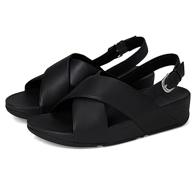FitFlop Lulu Cross Back Strap Sandals Leather Women