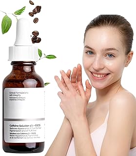 Caffeine Solution 5% + EGCG, Caffeine Eye Serum, Under Eye Cream for Reduce Circles and Puffy Eyes, Anti Aging Wrinkles Eye Bags and Fine Lines, Dark Circles Under Eye Treatment for Women, 30ml