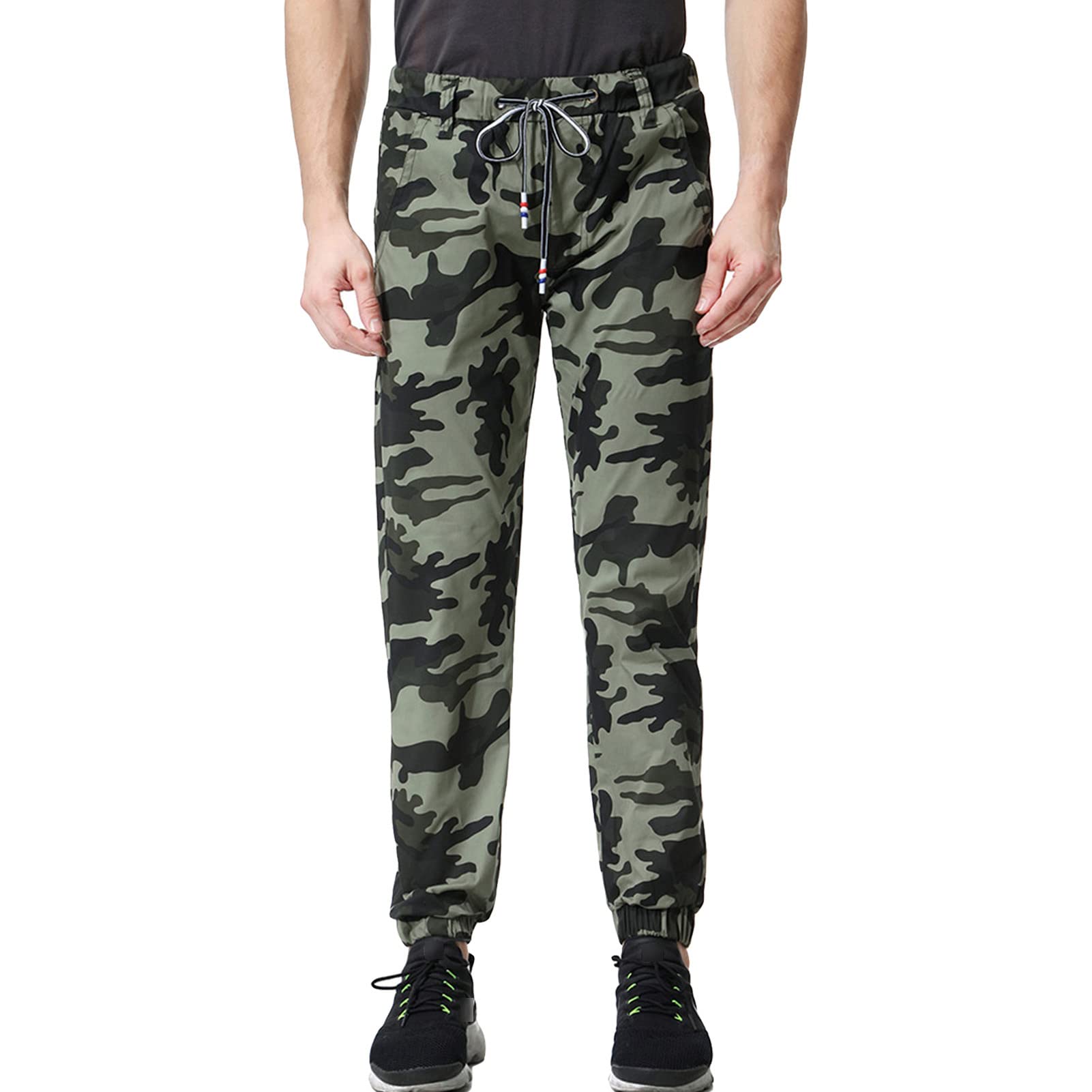 Pantalon cargo avec cordon de serrage pour un maintien sur mesure