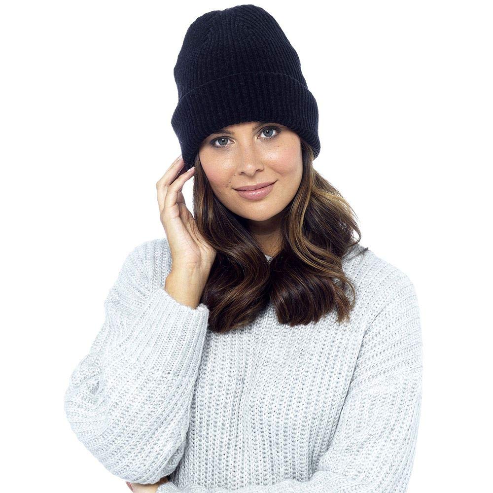Undercover Ladies Heatguard Thinsulate Chenille Knitted Beanie GL528 Black