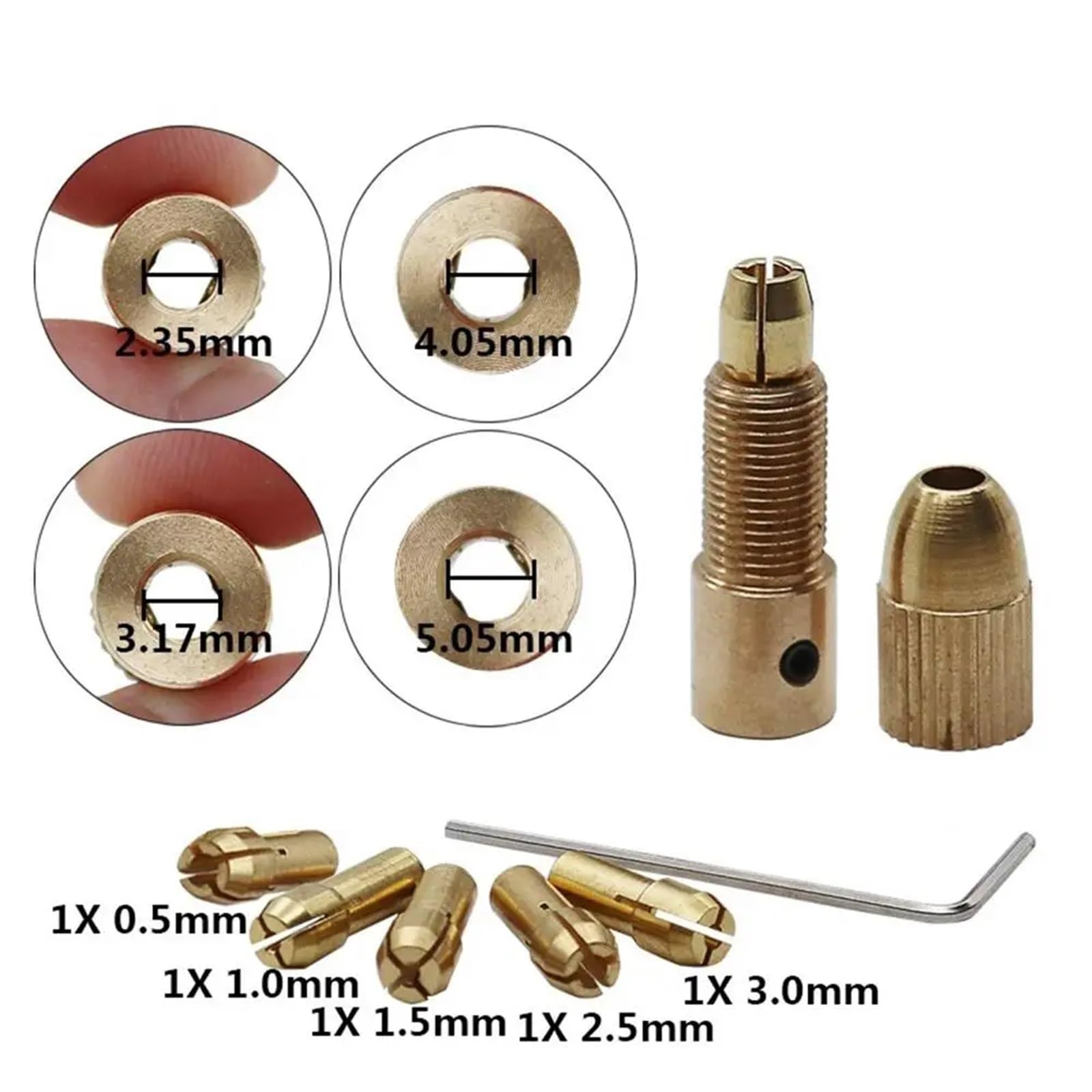 Adaptador de portabrocas de cobre