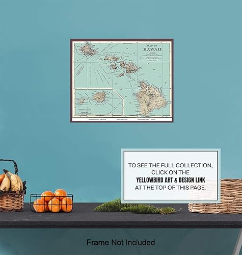 Miniatura 6 de Hawaiian Wall Decor - Hawaiian Wall Art - Hawaii Wall Art Print - 8x10 Hawaii Poster - Hawaii Wall Decor - Tropical Wall Decor - Hawaiian Islands