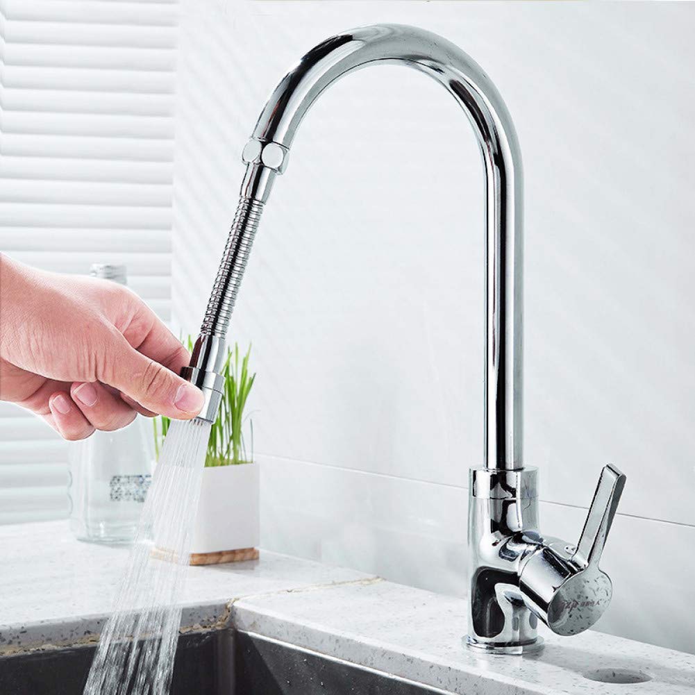 OIFAODAO Water tap, Revolving Hose Faucet Water Saving Shower Valve Filter Tap Connector Two Outlet Modes