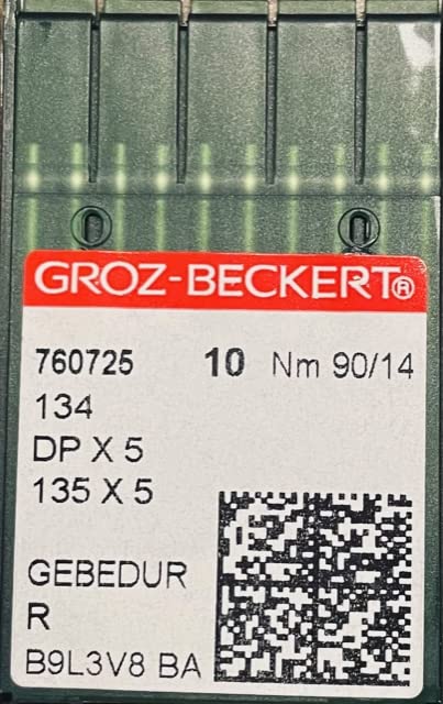 Needle It Up with Groz-Beckert Needle 134 / DPx5 / 135x5 / 15x7 / SY 1955 / GEBEDUR - Size - 90/14 (20PK)