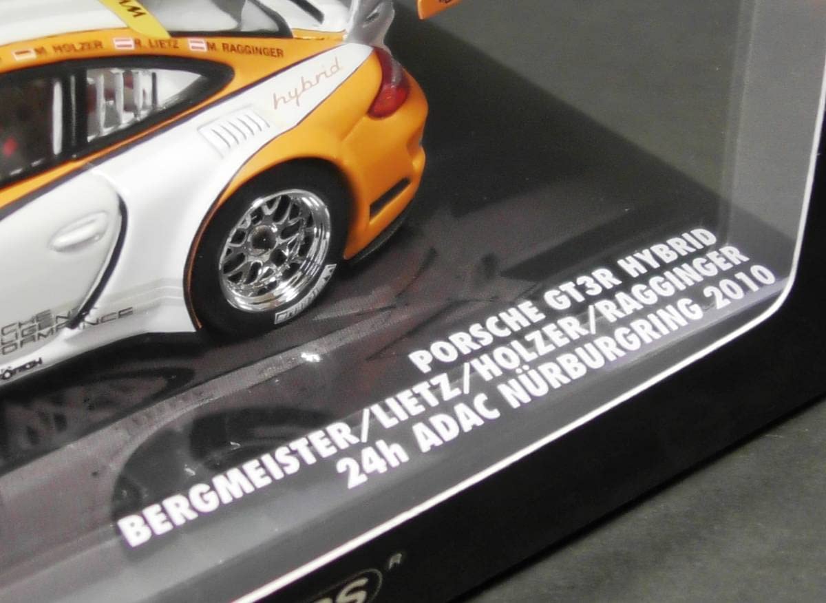 自動車 MINICHAMPS Porsche 911 GT3R hybrid 2010 Minichamps Porsche 911 GT3 R Hybrid 2010 Dealer Box 1/43