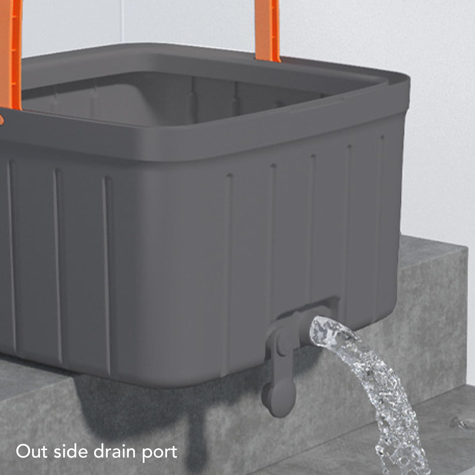 Juego de Cubo para Fregona, Escurridor Automático con Separación de Agua Limpia y Sucia, de Fregona Giratorio de 360 ​​Grados para Suelo de Mármol, Baldosas de Madera Dura
