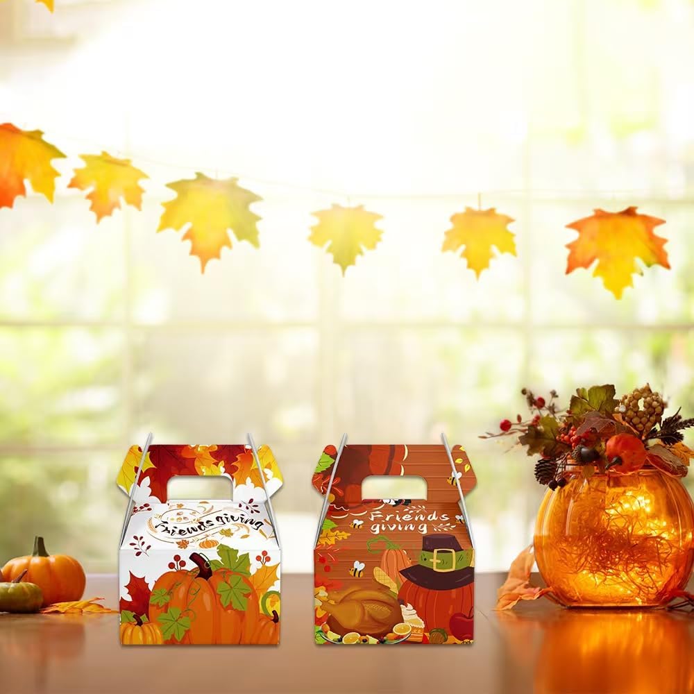 Friendsgiving Gift Bags - Thanksgiving Party Favors & Fall Party Supplies - 12 Pack - Image 4