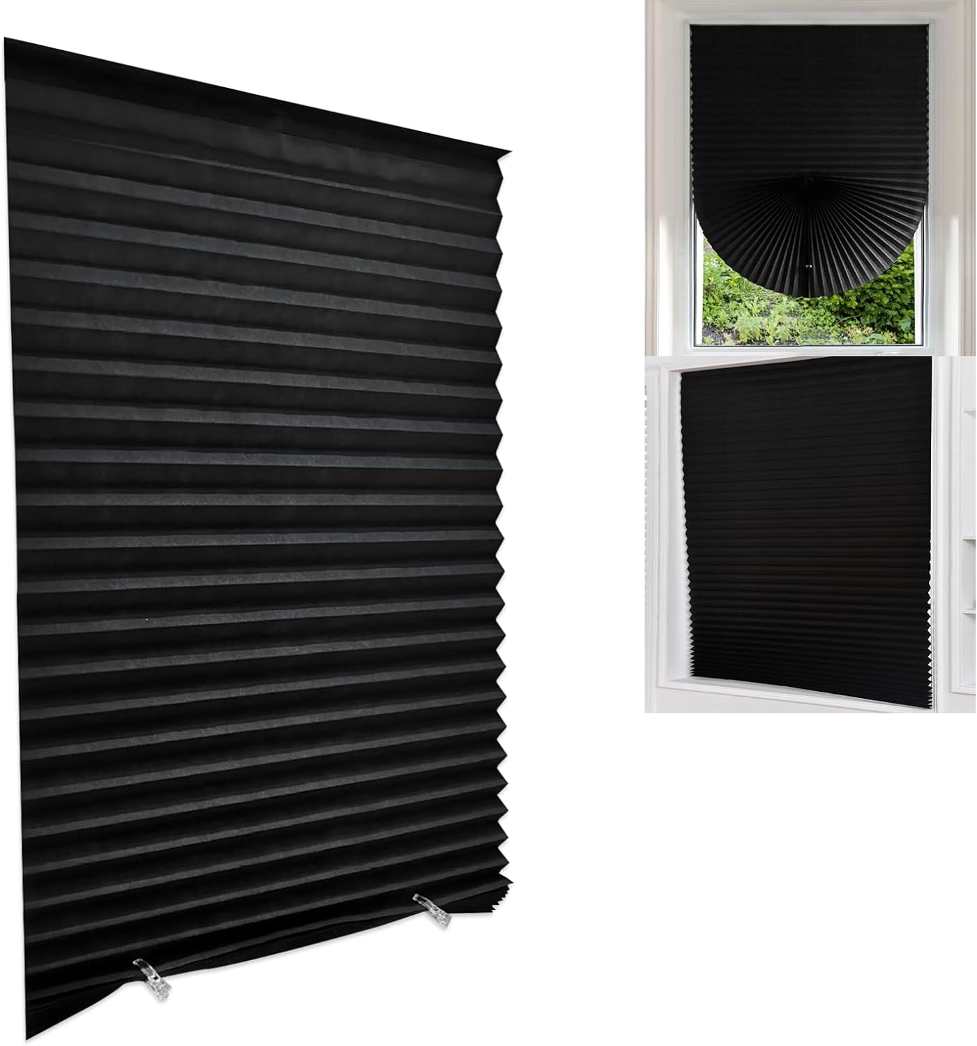 Blackout Blinds for Windows Cordless Blinds Temporary Shades Blinds No