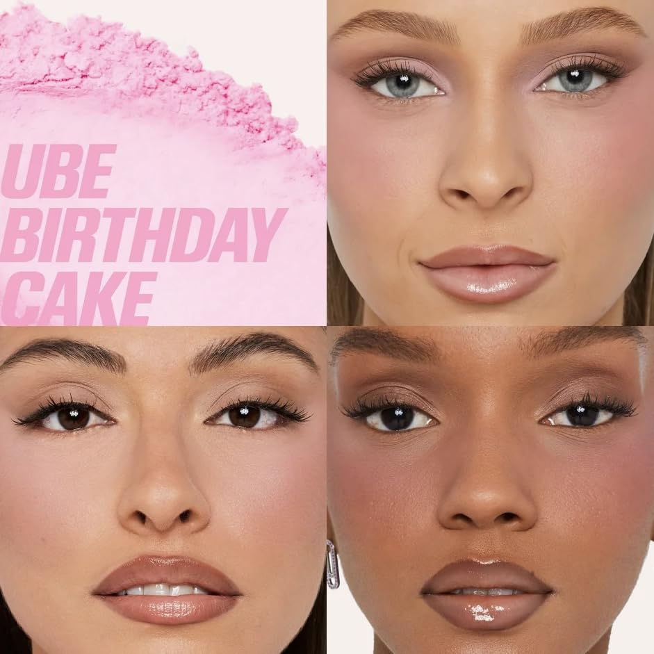 HUDA BEAUTY Original | EASY BAKE | Loose Baking & Setting Powder | Polvos sueltos que fijan el maquillaje | 20 gramos (UBE BIRTHDAY CAKE., 20.00 g (Paquete de 1) | by BELLA