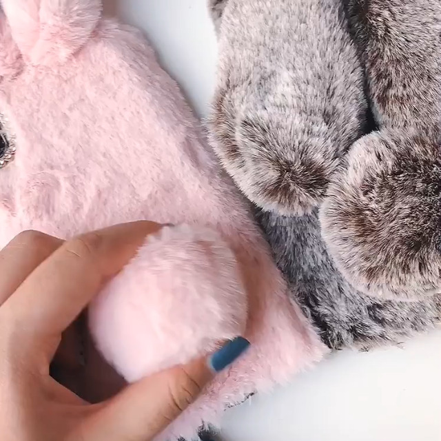 Amazon.com: Omorro Plush Rabbit Case for iPhone 14 Pro Max - Soft