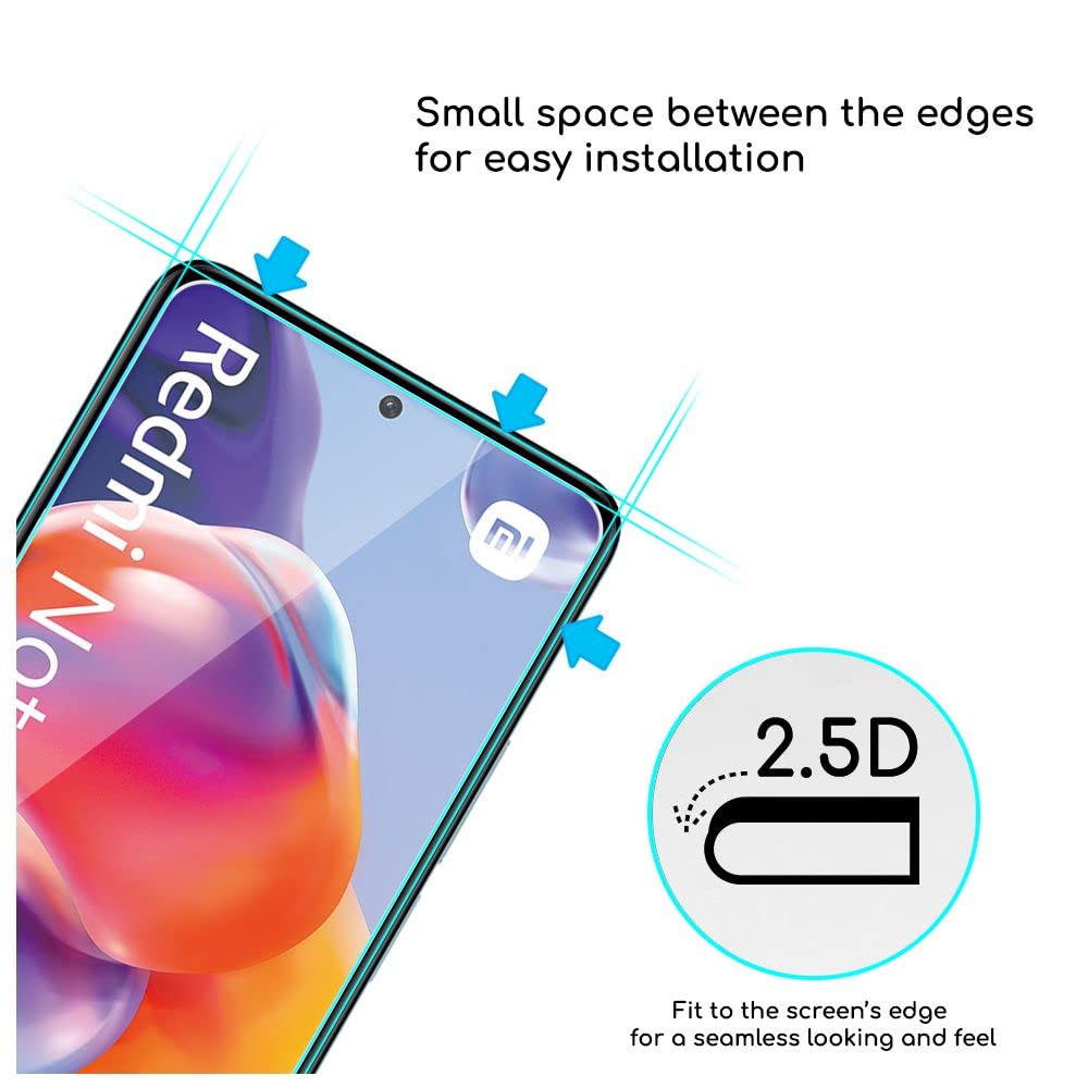 ebestStar - Vetro Temperato x2 per Xiaomi Redmi Note 11 Pro+ 5G, Pellicola Protezione Schermo, Antiurto