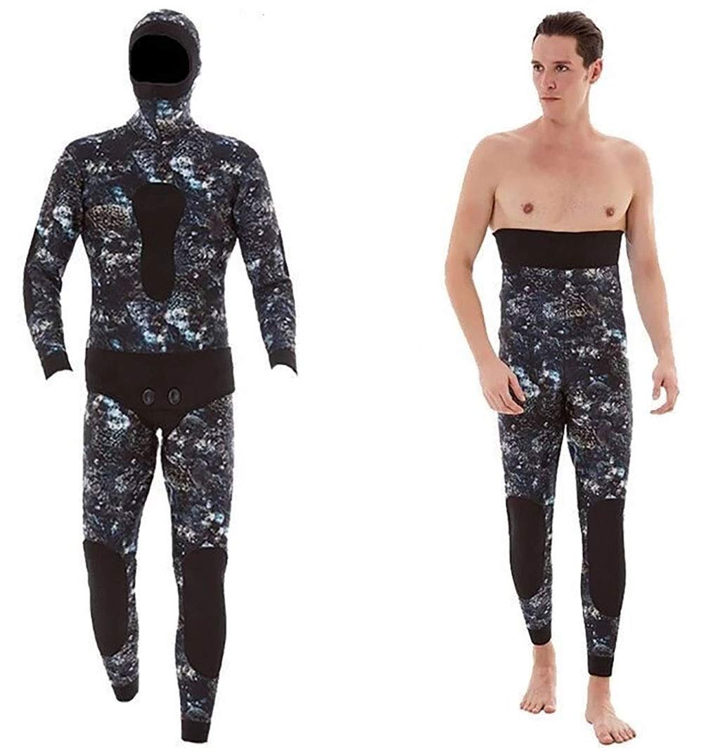 3 mm, muta in neoprene per immersioni subacquee, 2 pezzi, per pesca subacquea e caccia