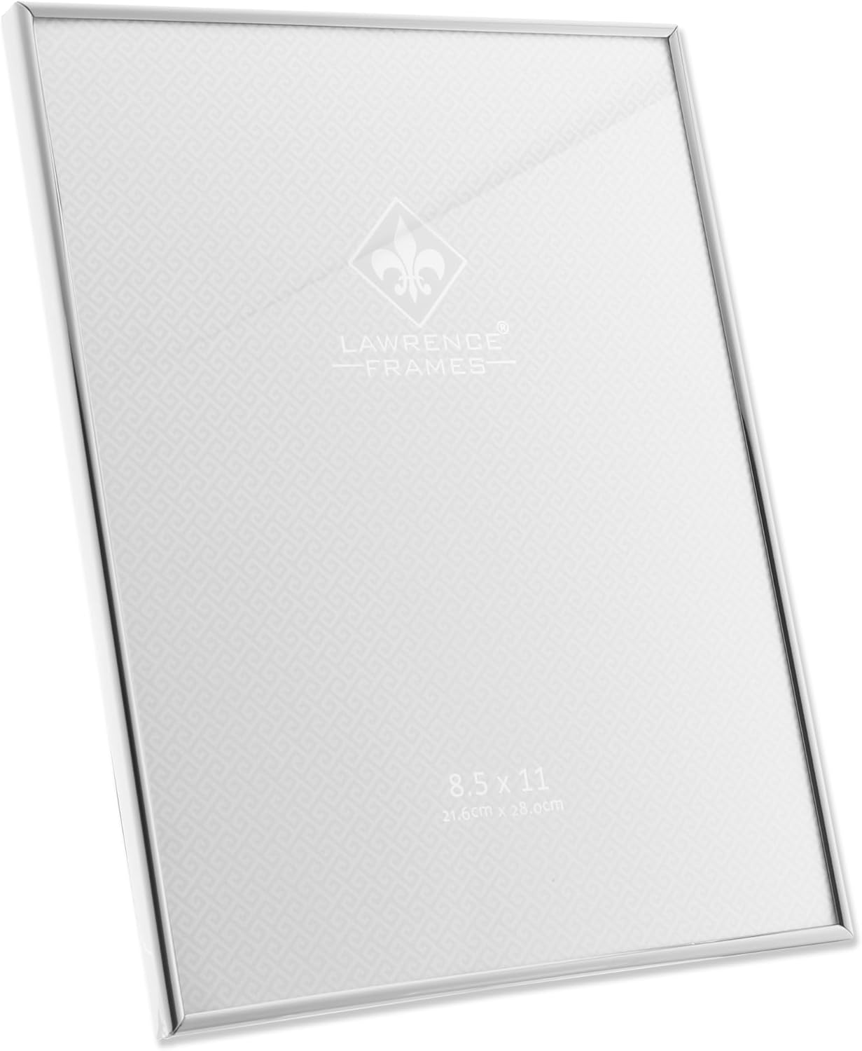 Lawrence Frames Simply Metal Picture Frame, 8.5 by 11-Inch, Silver