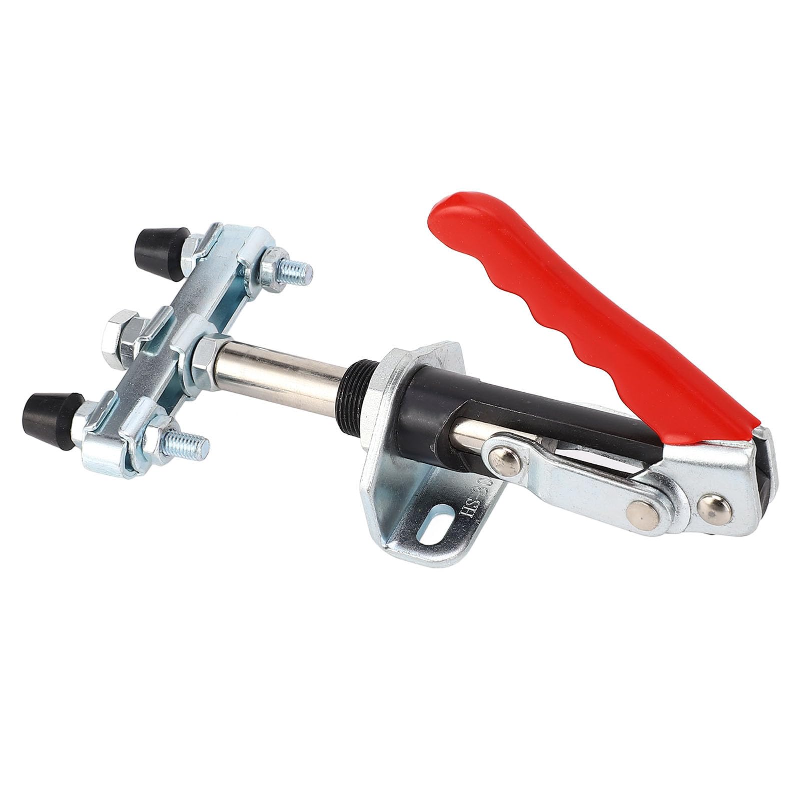 Morsetto a ginocchiera push-pull A3042B, forza di serraggio 450 kg/992,1 libbre, acciaio al carbonio, angolo di apertura della maniglia 185°, per lavorazione del metallo, lavorazione del legno, asse