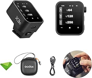 Trigger Flash Wireless Godox X3F TTL Touch Screen - Per Fuji - Batteria Integrata - Controllo Luce Professionale