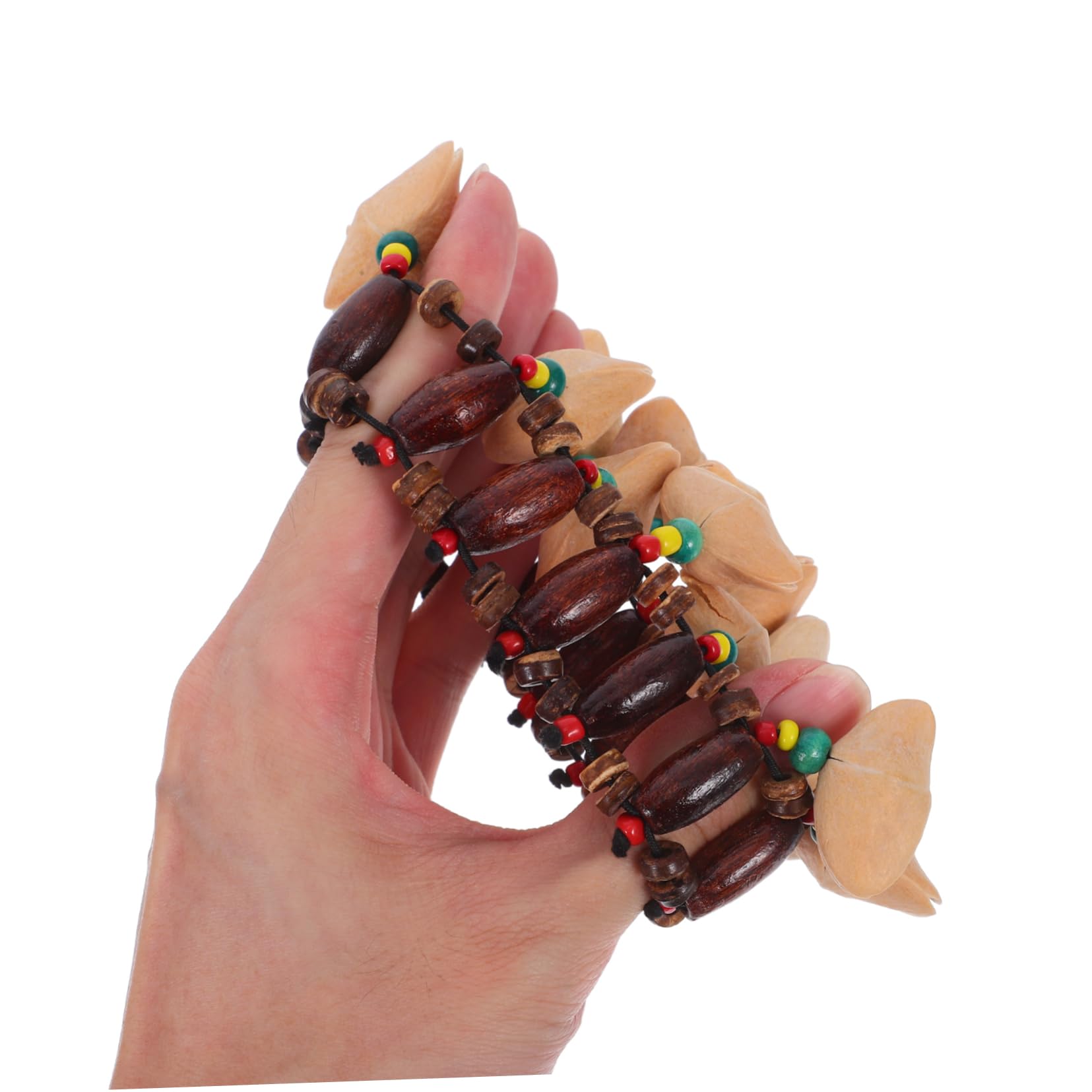 BESPORTBLE 4 Pezzi Musicali Africani in Sonagli Leggeri e Resistenti per Percussioni Design e Accessori Musicali per Dimensioni Adatte e Comfort Elevato