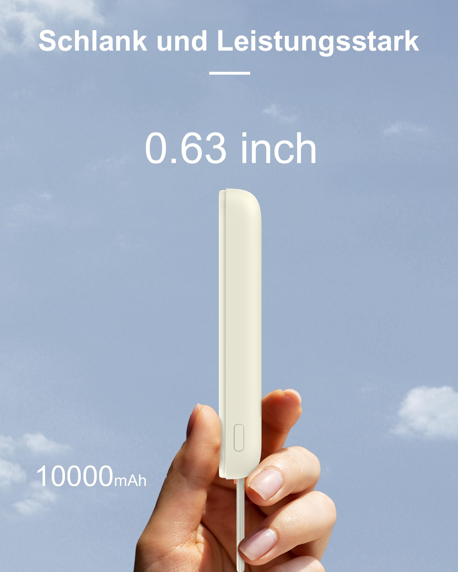AsperX PD 22,5 W 10000 mAh Power Bank magnetico per MagSafe