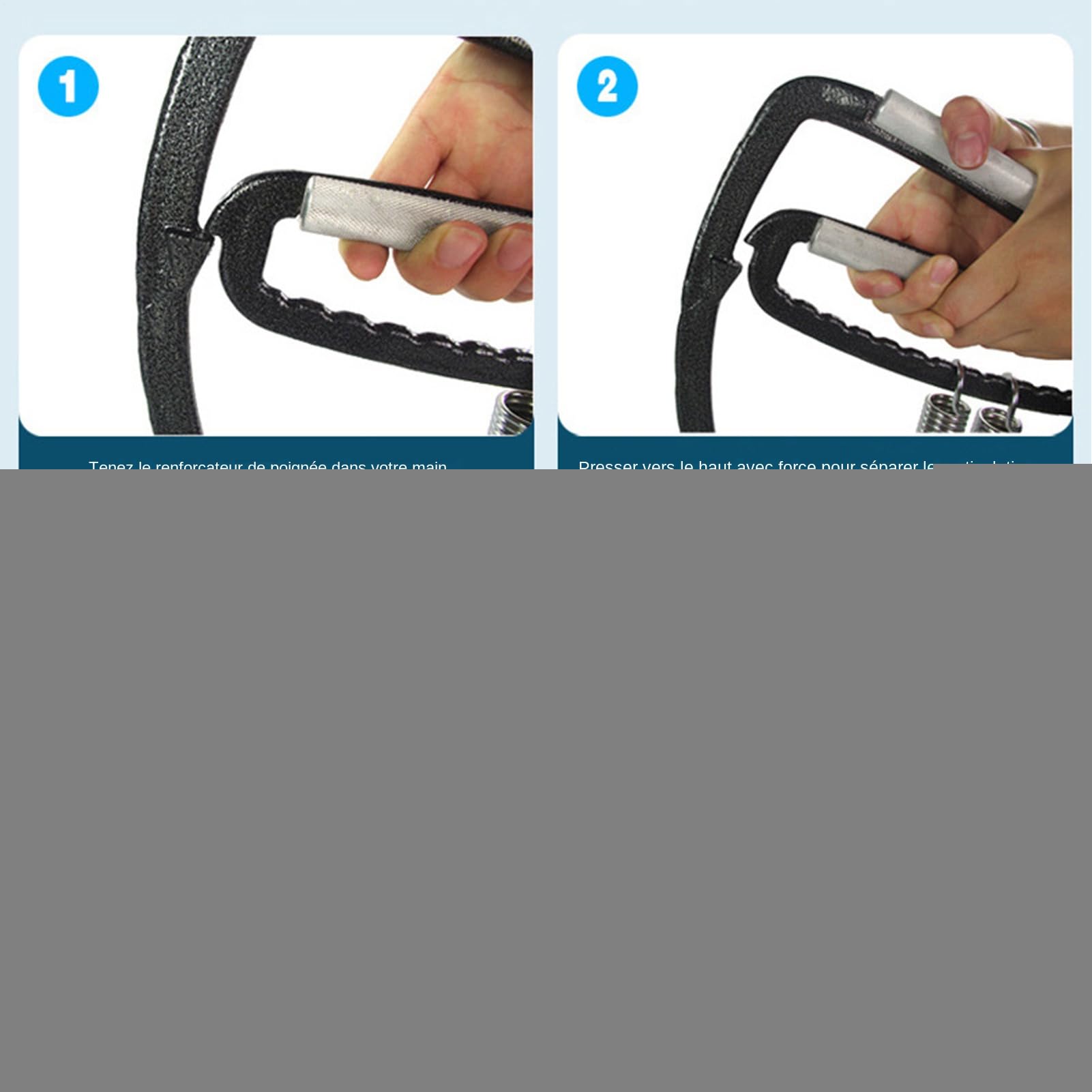 Kraftgriff | 23 bis 454 kg Krafttrainer, verstellbar – Verstärkungsgriff für Sport, Zuhause, Reisen, Erwachsene, Senioren, Athleten, Erholung