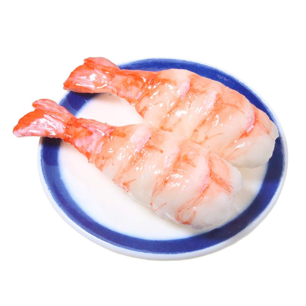 Amazon.co.jp: 食品サンプル屋さんのマグネット（回転寿司：えび