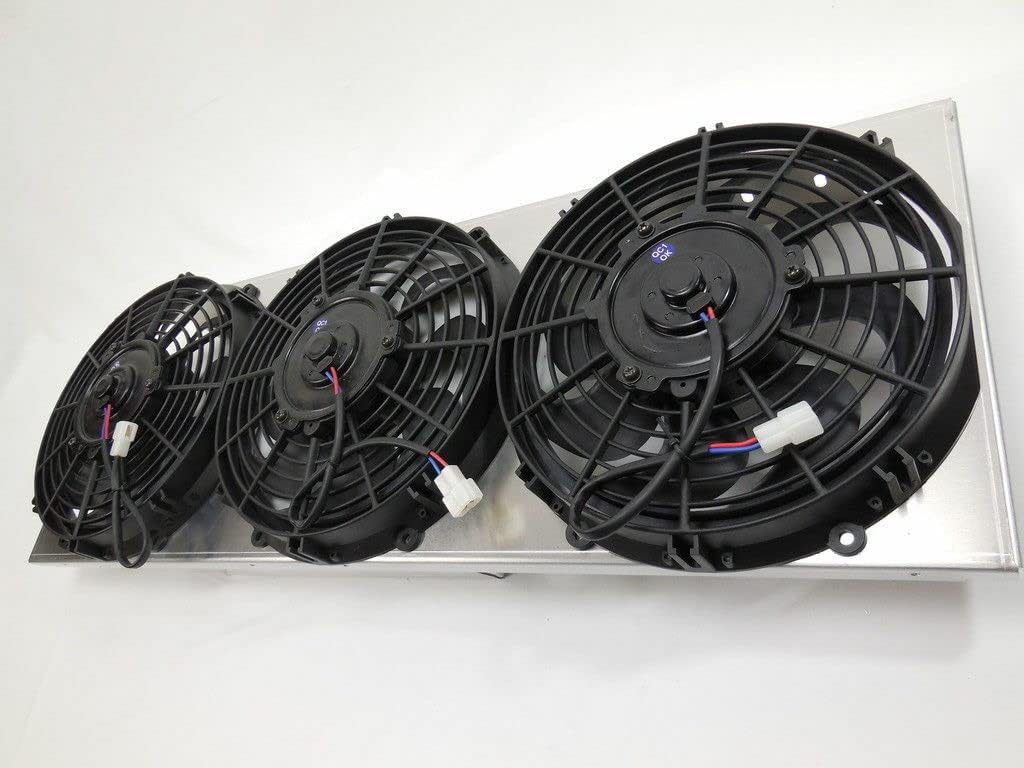 Aluminum Radiator+Shroud Fan+Relay Compatible with 1991-2001 Jeep Cherokee XJ Comanche AT/MT