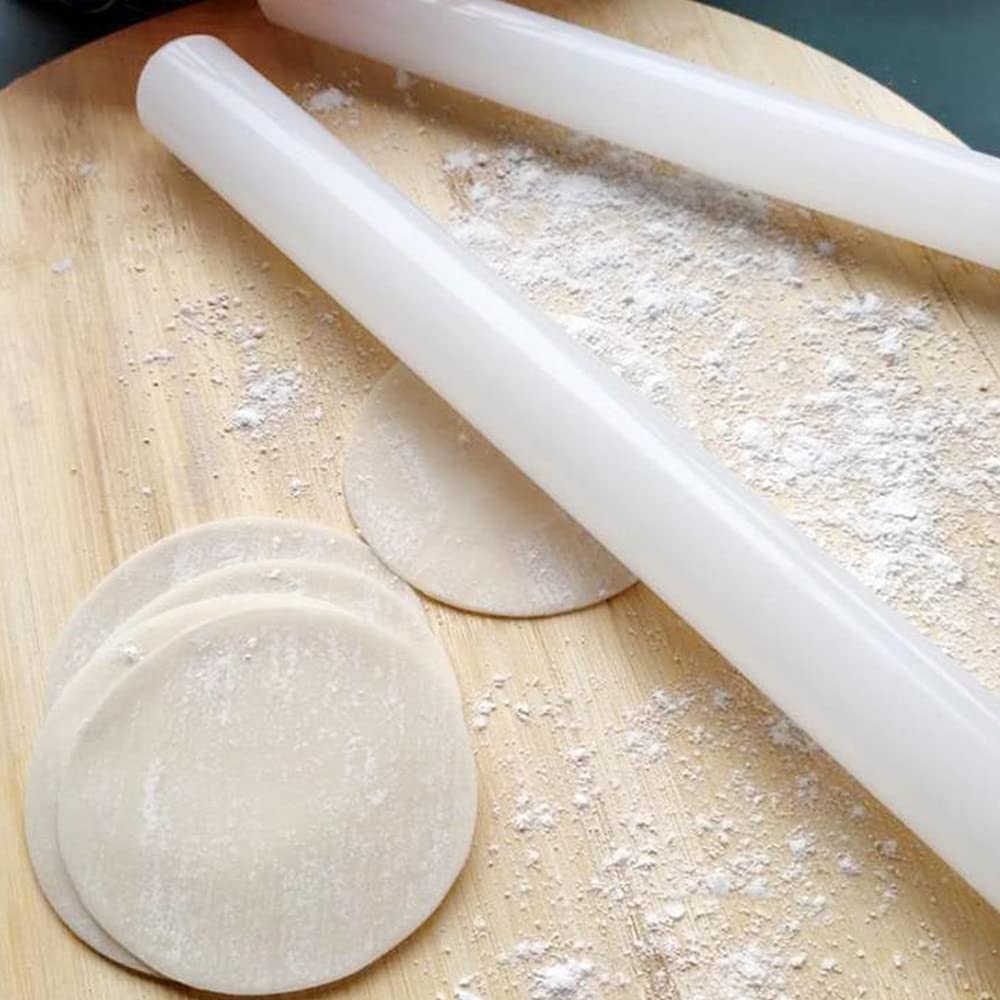 Wałki do pieczenia 22,5 cm 29 cm Kształtowanie Wałek do kremówki Peal Pin Ciasto cukrowe Wałek do ciasta Ciasto Dekoracja do pieczenia ciasta Akcesoria kuchenne Wałek do ciasta (Rozmiar: 29 cm) (Bia