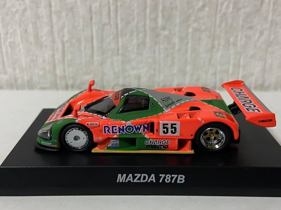 Mazda 787B ミニカー 1/64 オレンジ/グリーン Mazda 787B ミニカー 1/64 オレンジ/グリーン Mazda 787B