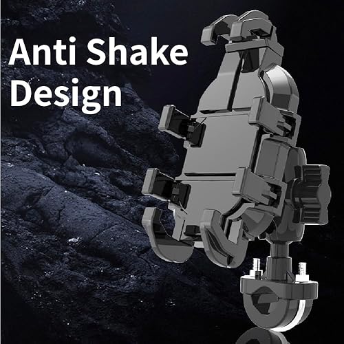 Miniatura 4 de Soporte de teléfono para bicicleta  Soporte de teléfono de motocicleta con múltiples garras, soporte ajustable para teléfono celular, clip para