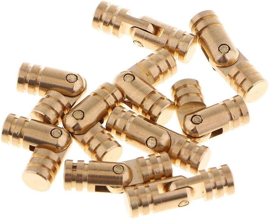 10Pcs Copper Gift Box Hinge Jewelry Box Hidden Concealed Hinges Gold 17 * 5mm