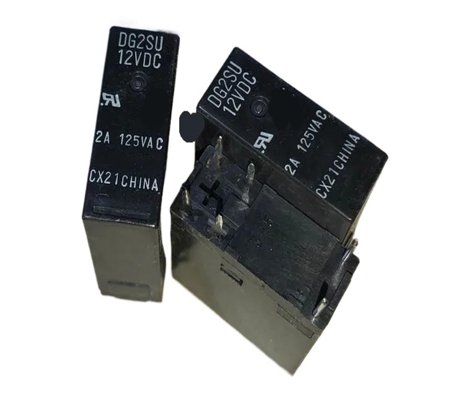 Relais 6 broches DG2SU 12VDC NISZA 42F-2A-12V anti surchauffe PCB
