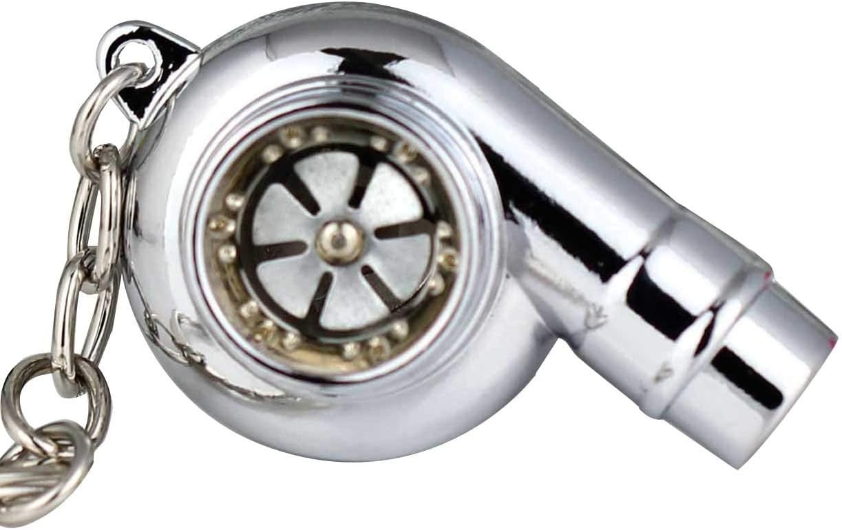 Creative Sleeve Spinning Turbo Turbine Turbocharger Keychain