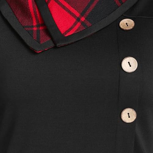 Miniatura 6 de Vestidos de tinta perdida para mujer, vestido de media manga con cuello redondo, a rayas, con cremallera, mini vestido