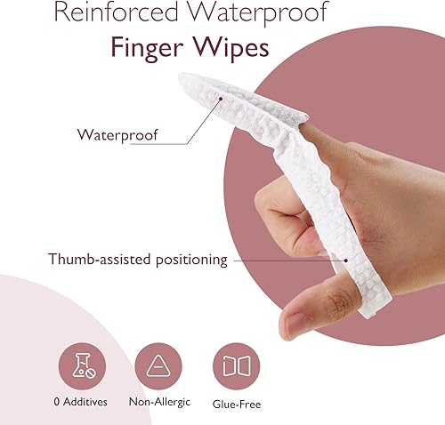 Miniatura 5 de Momcozy Cepillo de dientes para bebés, toallitas para bebés, toallitas para dientes y encías, limpiador de lengua, limpiador oral para bebés,