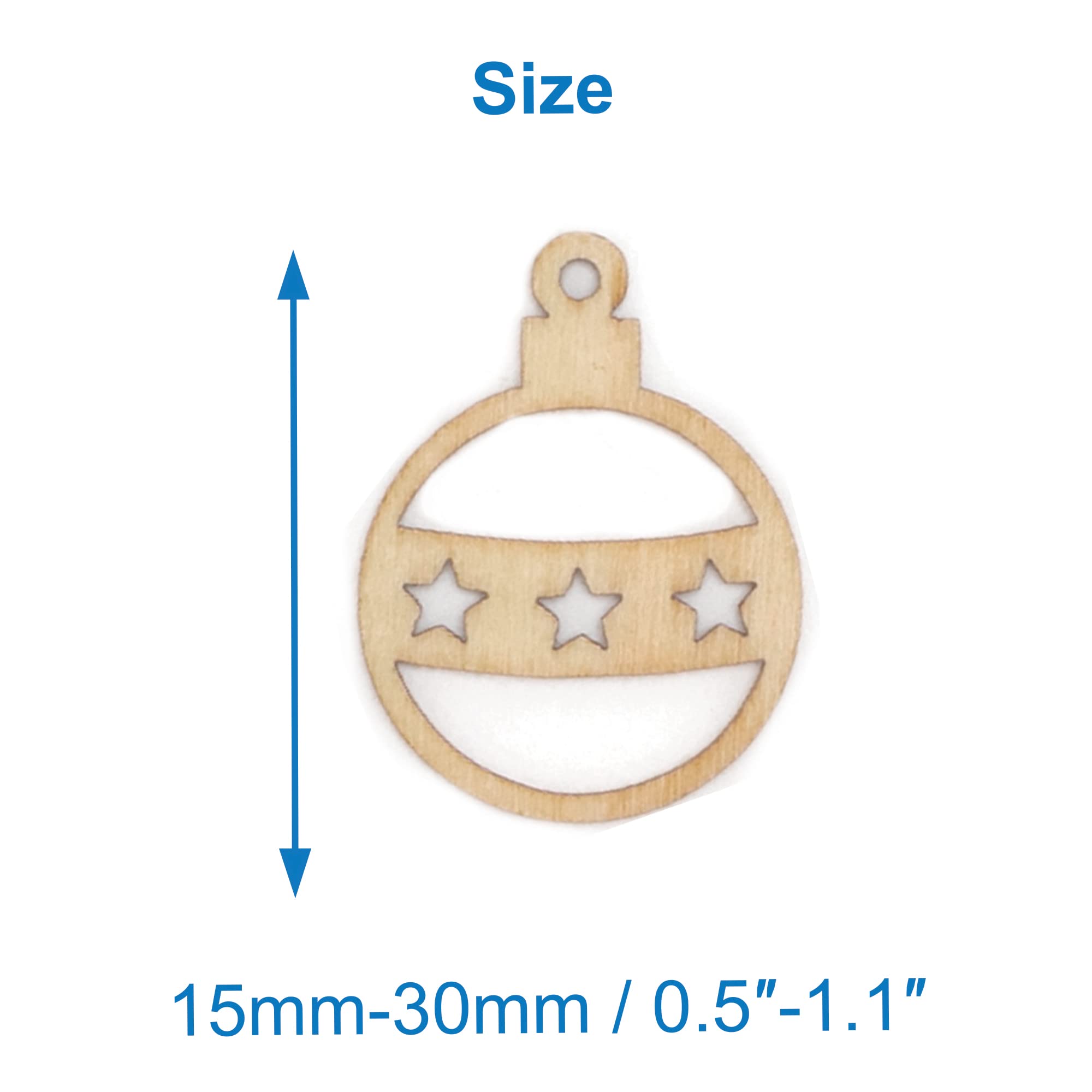 Baker Ross AX506 Kerstmis Houten Krans Decoraties - Pakket Van 10 Baker Ross AX506 Kerstmis Houten Krans Decoraties - Pakket Van 10