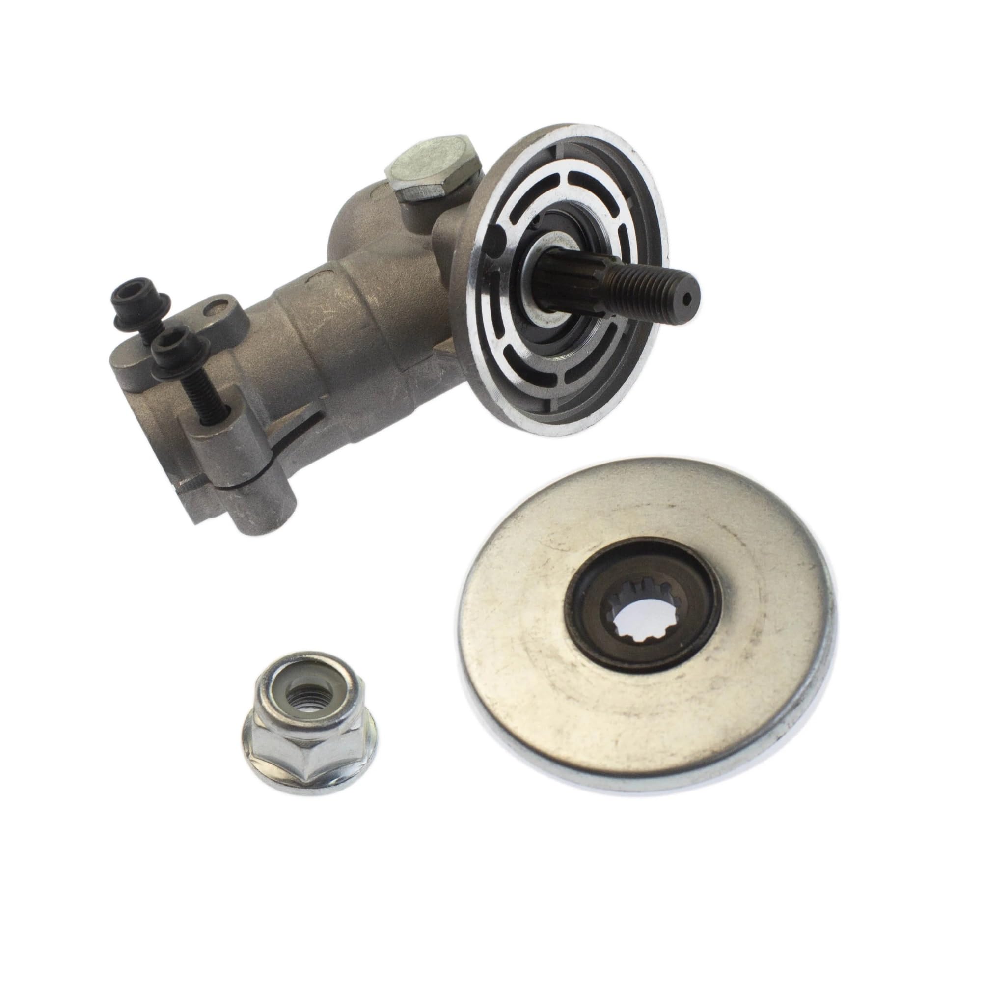 Dingmao Cabezal de engranaje apto for desbrozadora Hus 123LD 322C 322L 322R 322T 323L