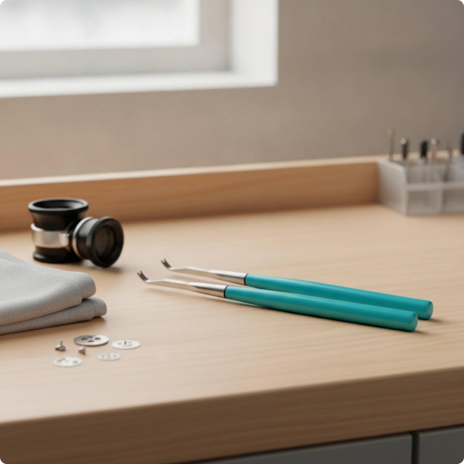 TISHITA set Uhrmacher Werkzeug set Zeigerabheber Zeigerheber Zeigerentferner Feinmechanik Hebel mit Schmalen Haken Und Stabilem Metallkörper für Uhrmacher Hobby Reparatur Und Wartung, Array, Lila