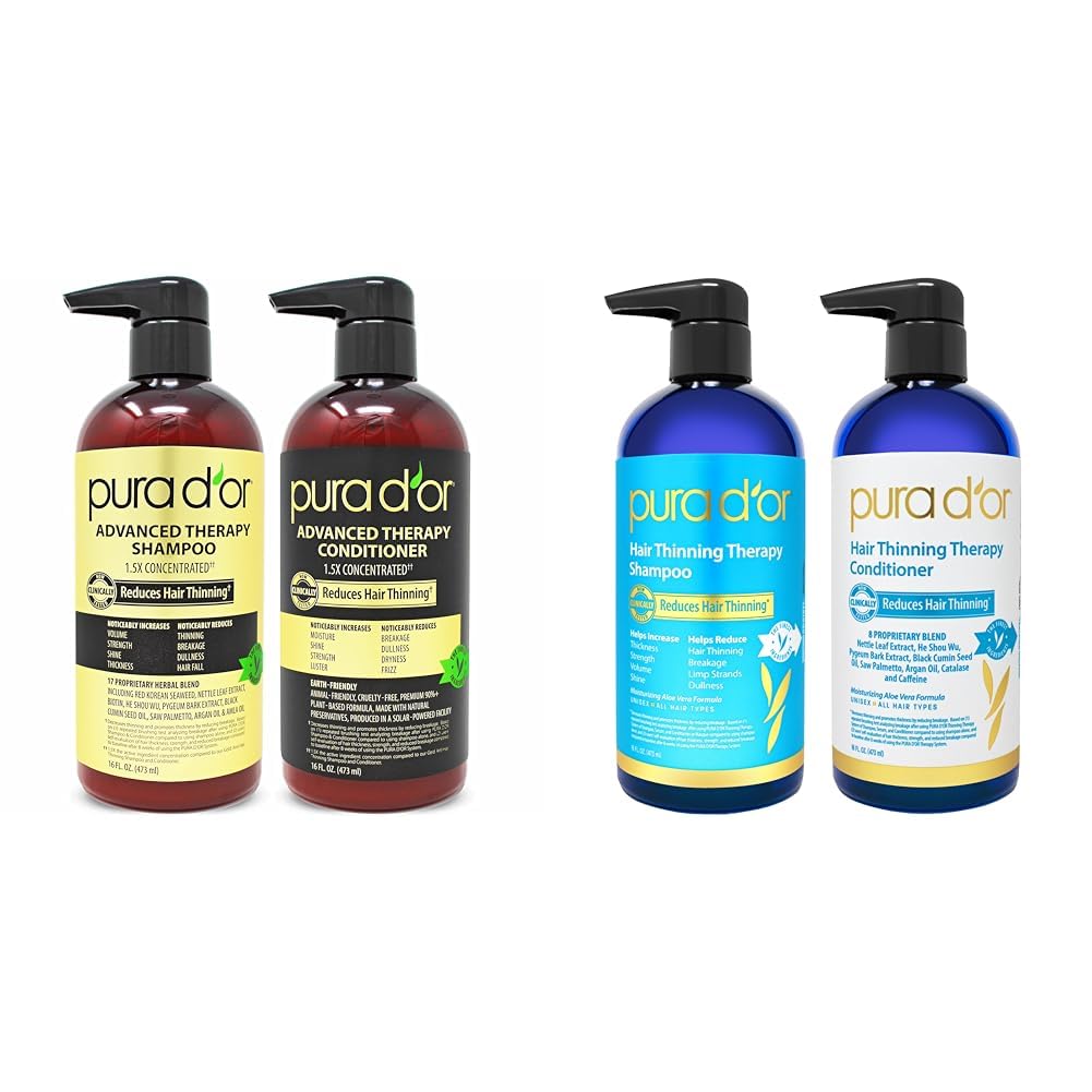 Amazon.com : PURA D'OR Advanced Therapy Biotin Shampoo