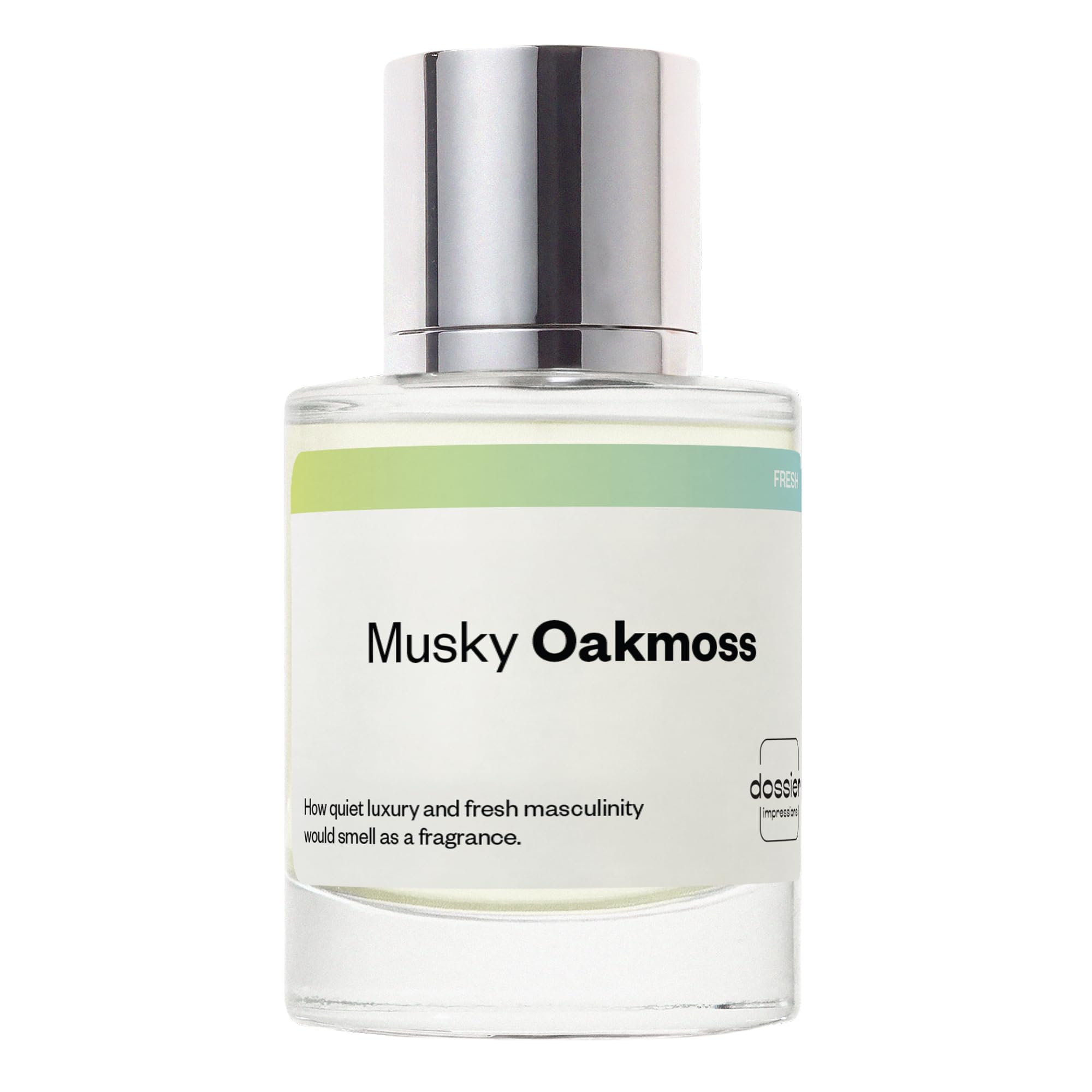 Dossier - Musky Oakmoss - Eau de Parfum - Inspired by Aventus - Long-Lasting Fragrance - Masculine - 1.7 fl oz (50ml) | 1.7 fl oz (50ml) - Musky Oakmoss Dossier for Men Eau de Parfum for Men - Long-Lasting, Vegan & Paraben-Free, Cruelty-Free