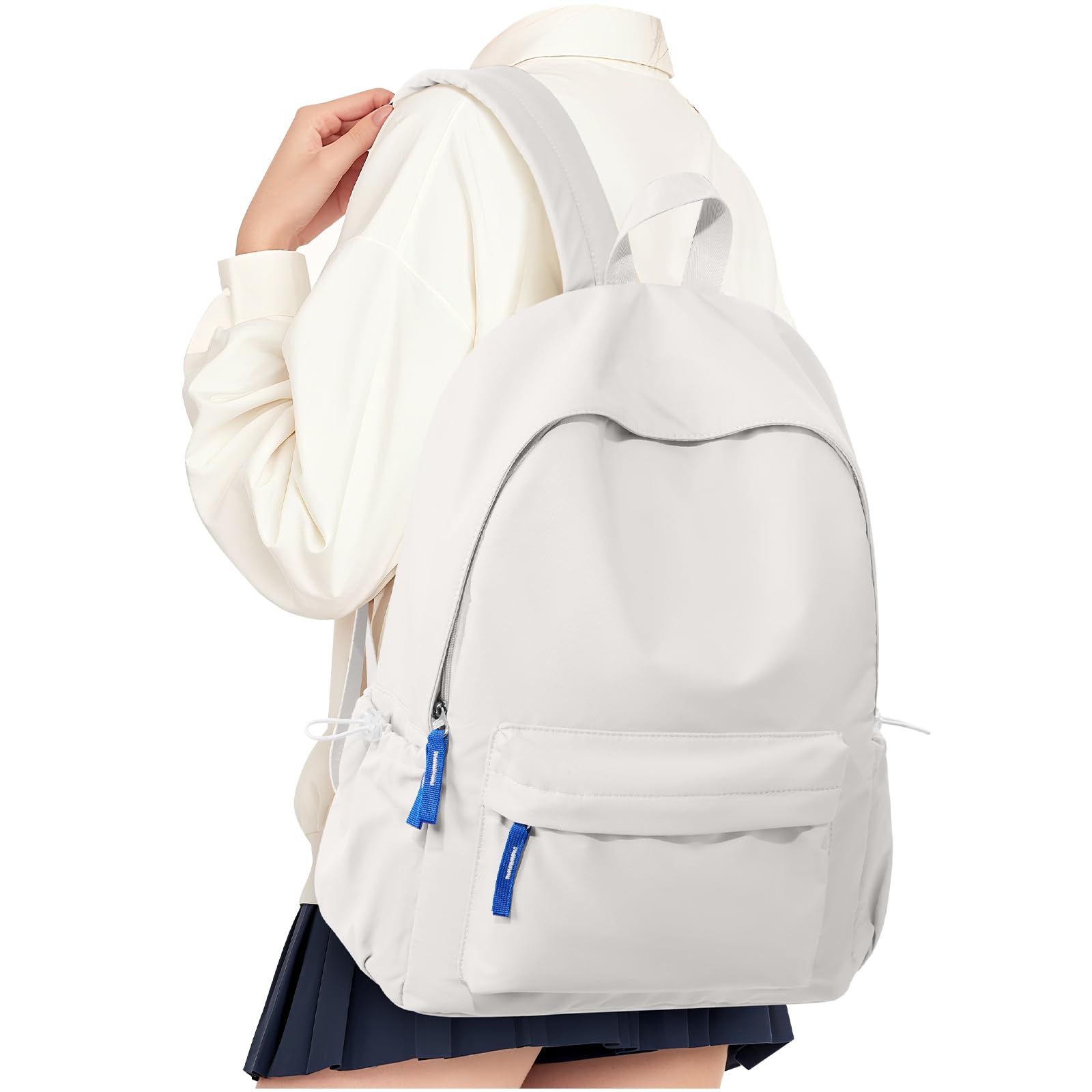 School Backpack for Teen Girls,Simple School Book Bag Waterproof High School Backpack for Boy Middle Student Bookbag College Backpack for Women Men