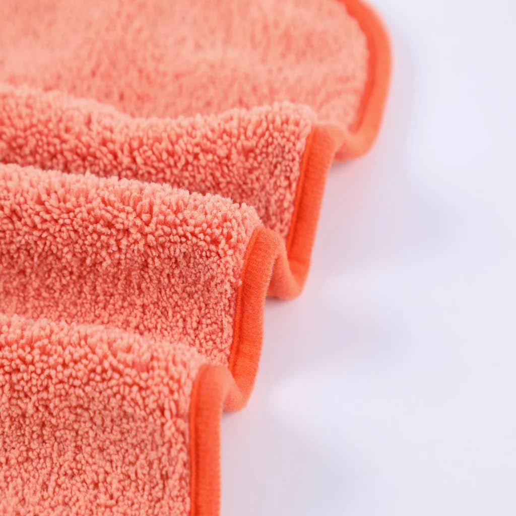Active Mikrofasertuch Orange [Zwei Seiten für Reinigung & Finish] – weiches Autopflege-Tuch für folierte Fahrzeuge, Sensible Lacke, Versiegelungen & Wachse