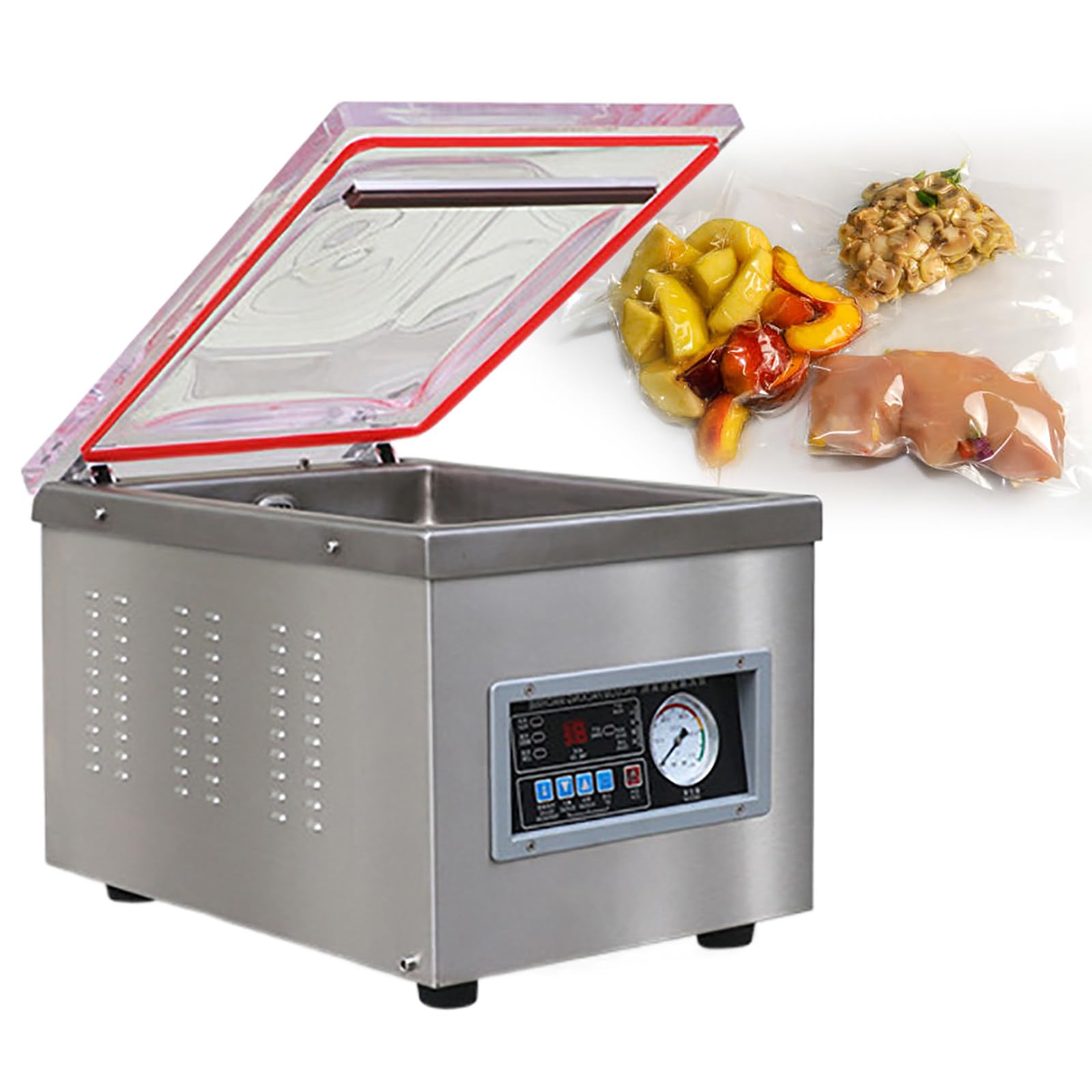 YXYLJOZ Chamber Vacuum Sealer, Excellent Sealing Effect with Automatic Control, Professional Foods Packaging Machine Used for Fresh Meats
