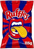 Batata Frita Ondulada Churrasco Elma Chips Ruffles Pacote 115g